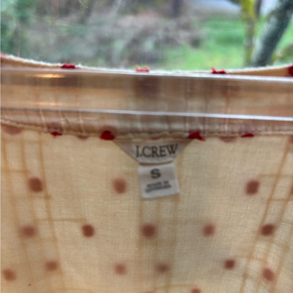 J. Crew Cream Polka Dot Midi Dress - Picture 4 of 7